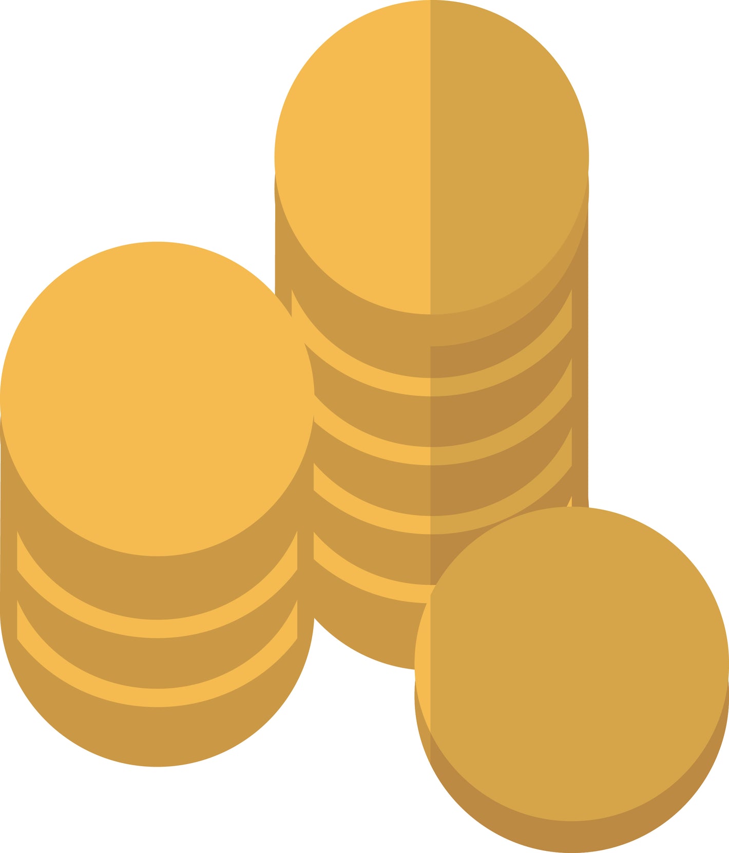 Icon of coins & money