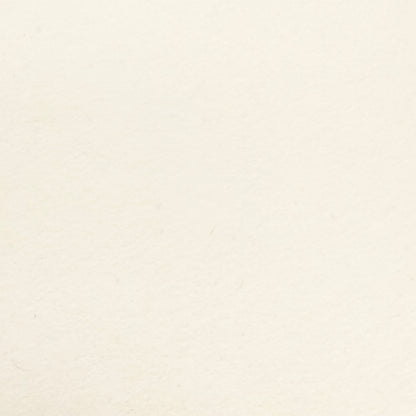 Swatch of cream wallpaper made with recycled materials