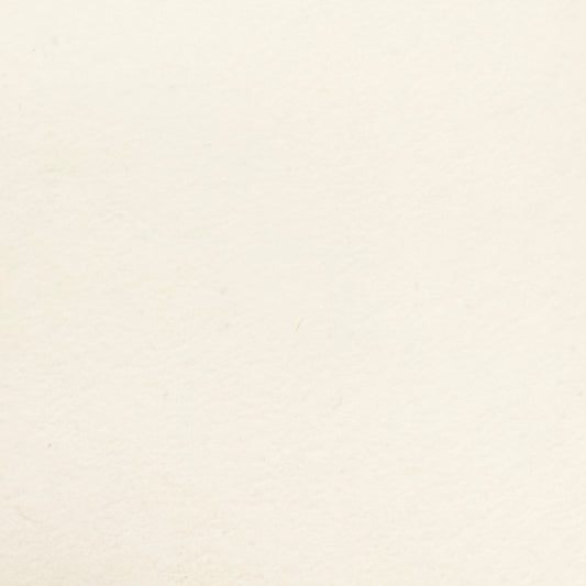 Swatch of cream wallpaper made with recycled materials