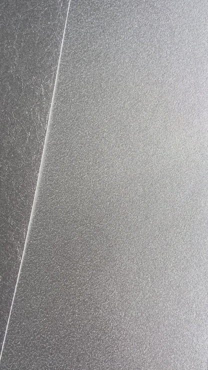 Short video showcasing both smooth & textured silver wallpaper